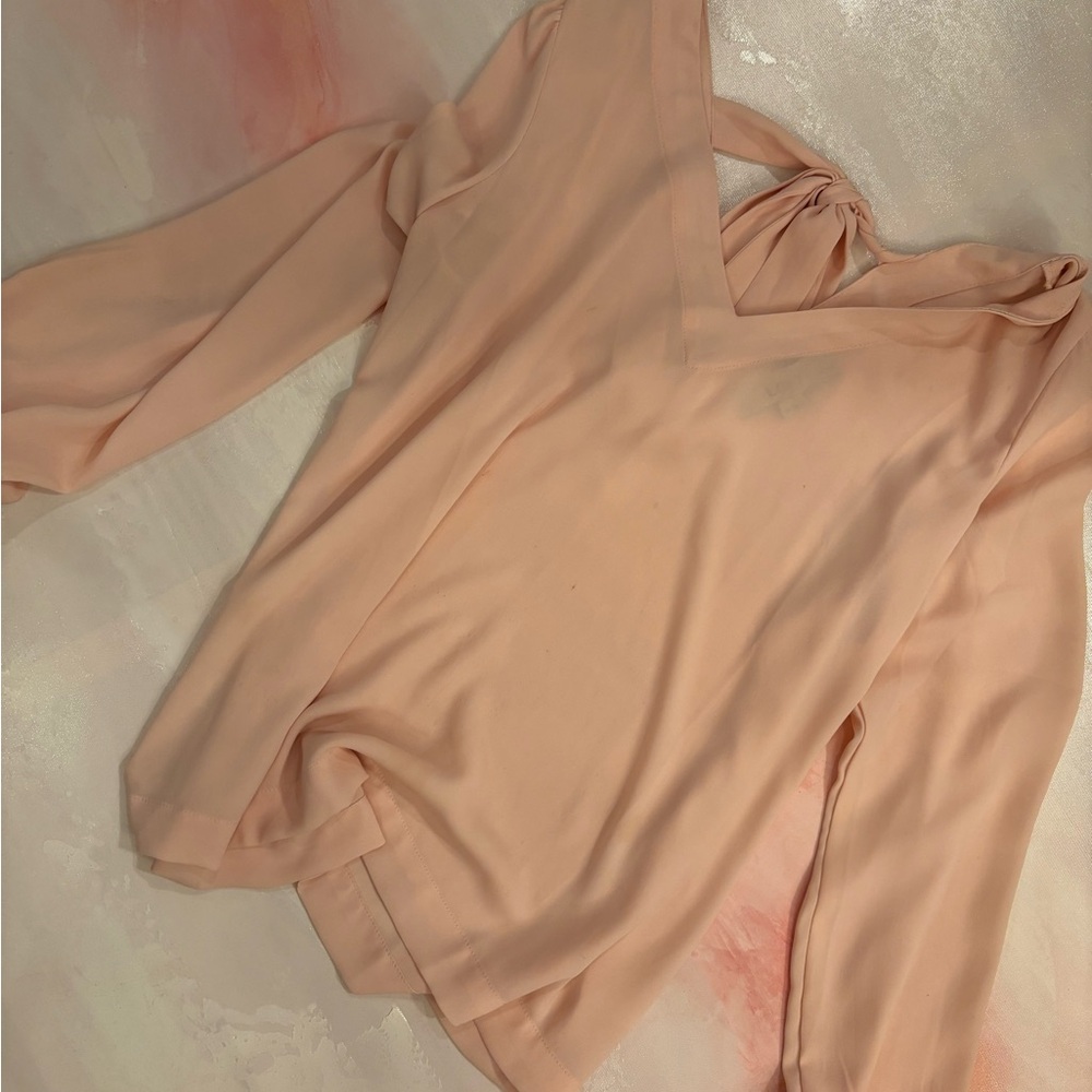 Elegant Peach Blouse